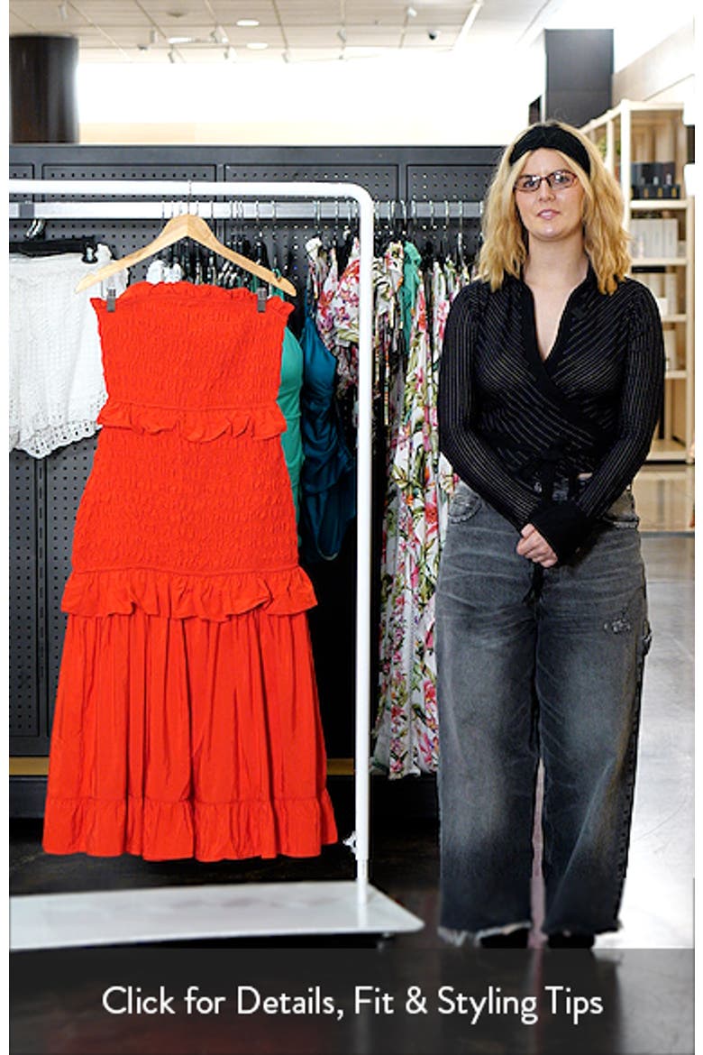 Ruffle Smocked Maxi Dress video