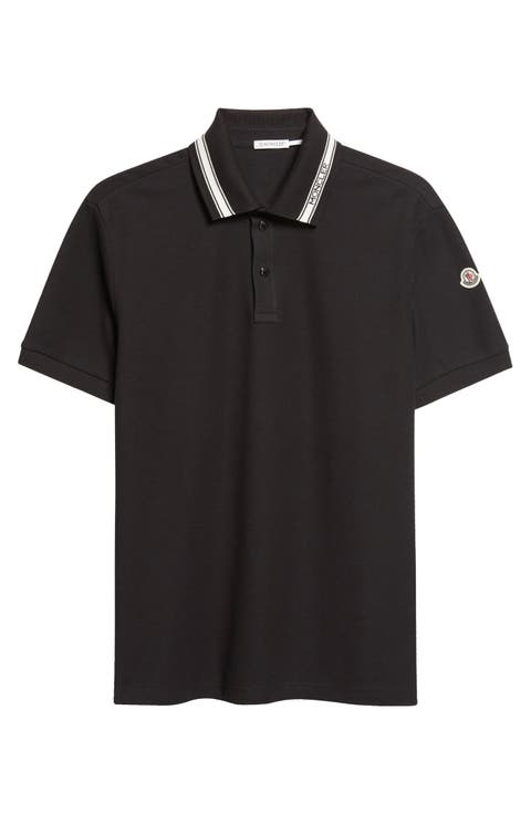 Logo Patch Tipped Cotton Piqué Polo