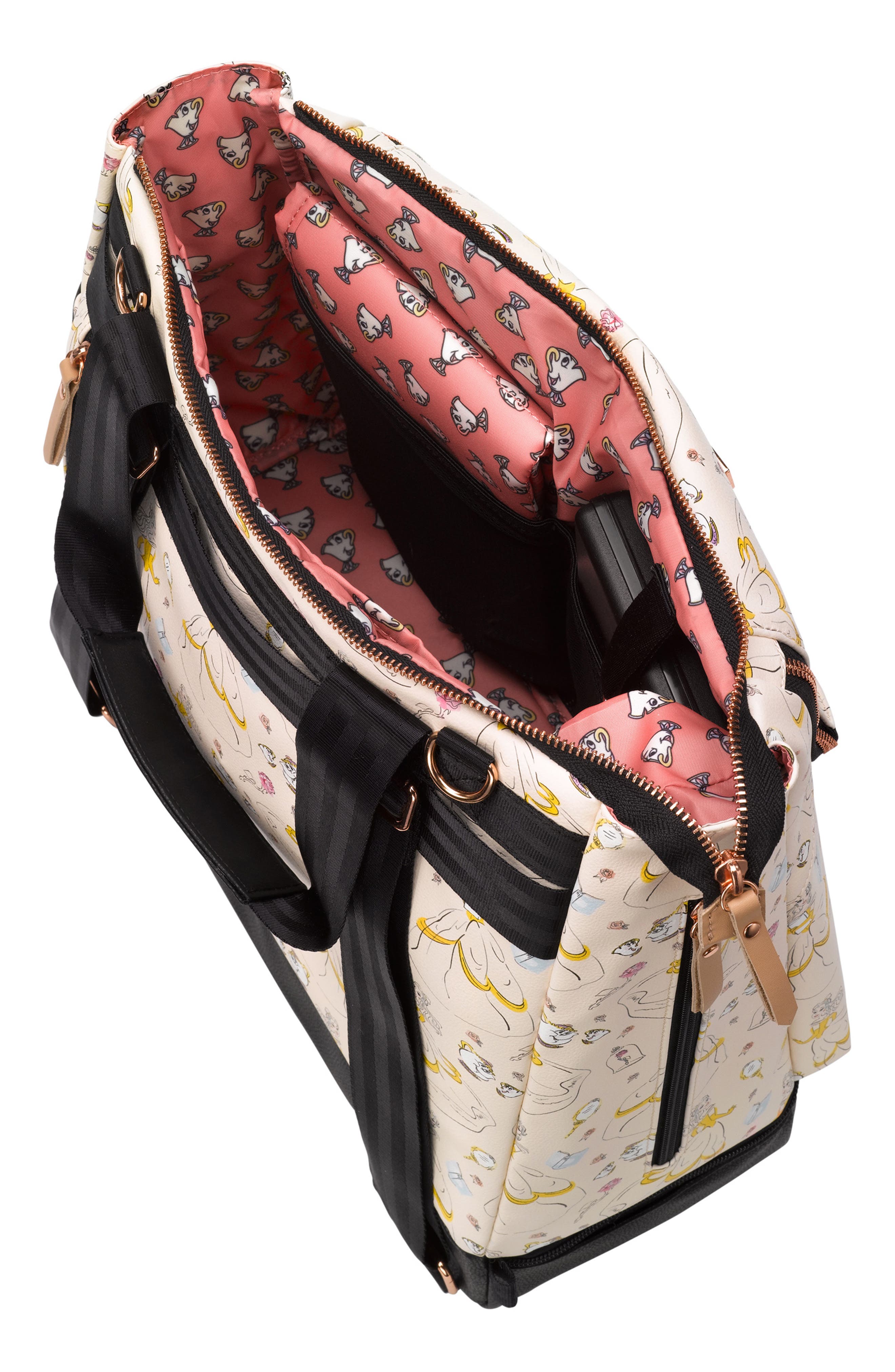 Petunia Pickle Bottom x Disney Whimsical Belle Pivot Water Resistant Backpack, Alternate, color, 