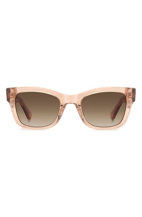 aimee 50mm gradient cat eye sunglasses