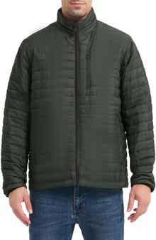 HAWKE & CO Rail Water Resistant Quilted Jacket