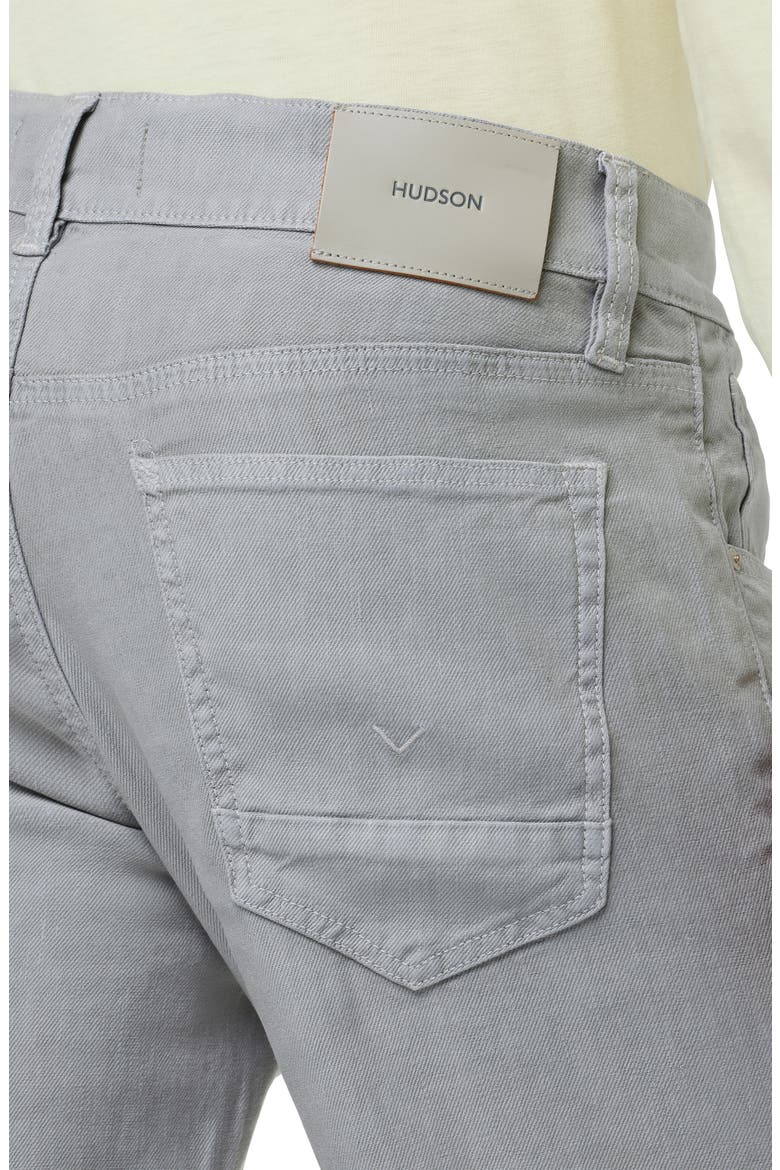 Blake Slim Straight Leg Stretch Linen Blend Five Pocket Pants, Alternate, color, CEMENT