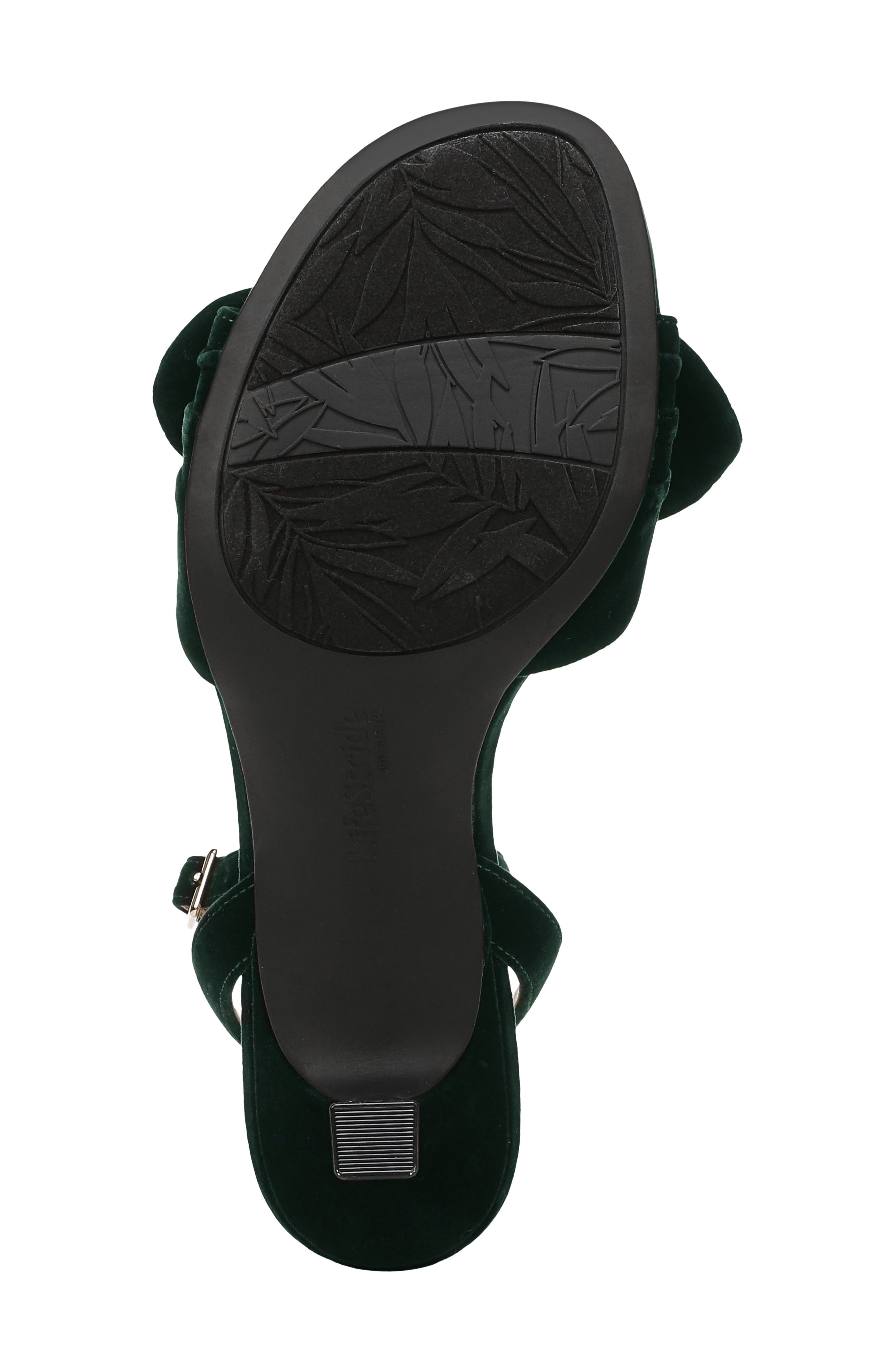 Nola Sandal, Alternate, color, DARK GREEN