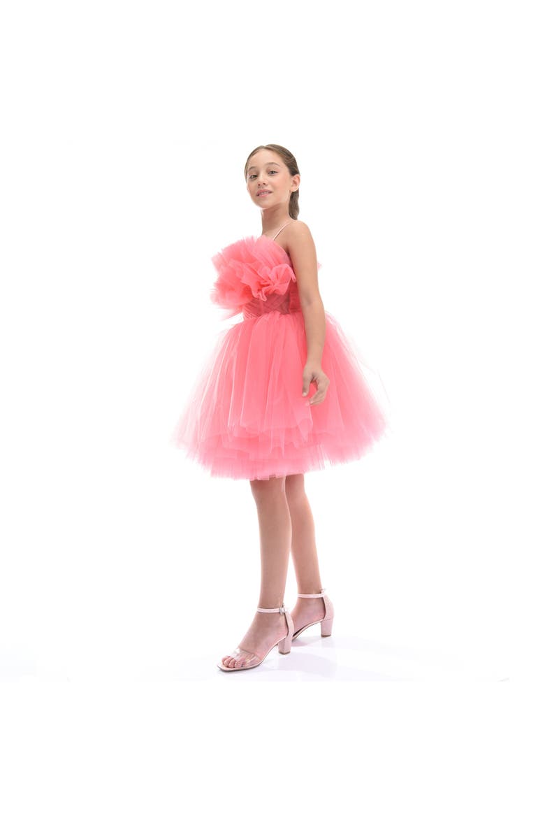 Scalleta Dress, Alternate, color, Pink