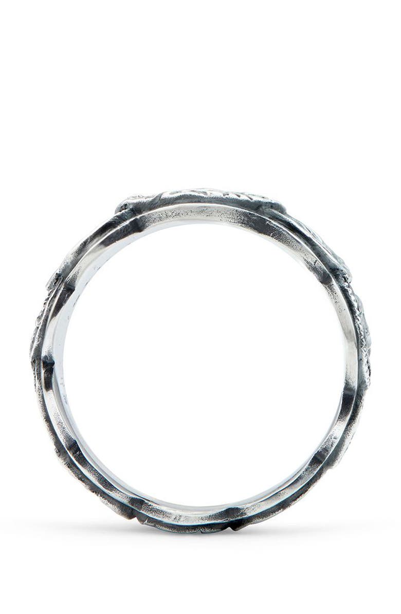 David Yurman Shipwreck Coin Band Ring, 12mm, Alternate, color, 