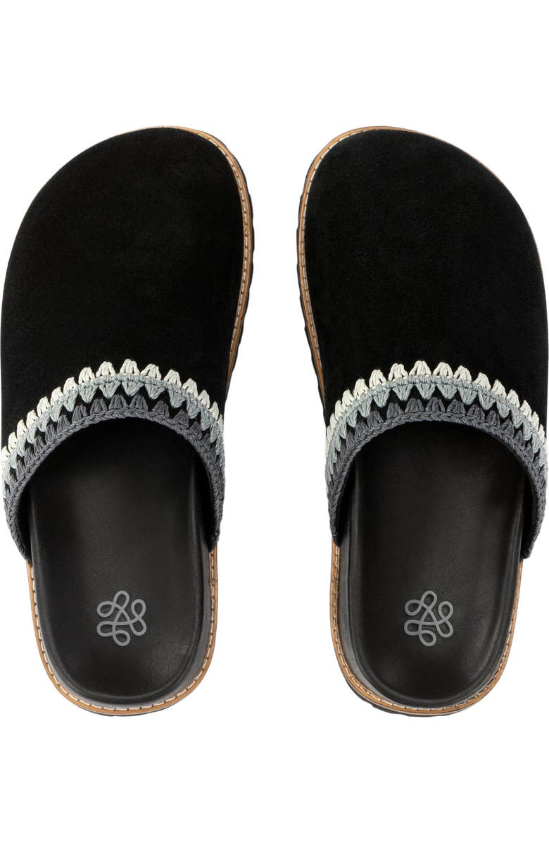 The Sak Bolinas Lug Sole Clog, Alternate, color, Black Seminyak