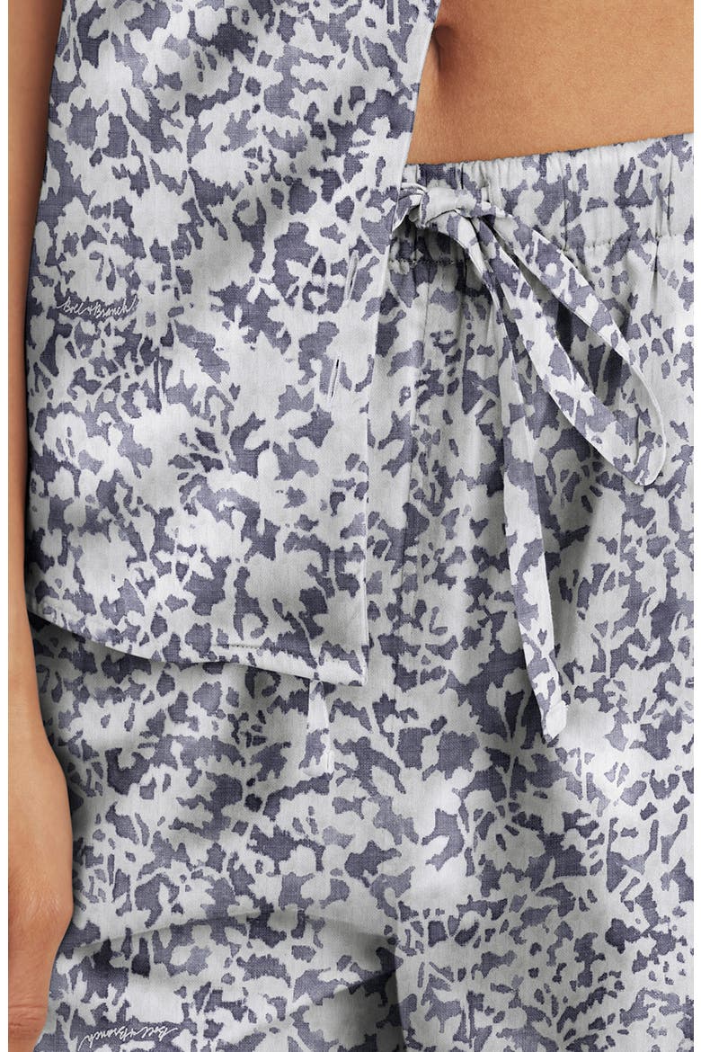 Signature Garden Print Organic Cotton Pajamas, Alternate, color, BAY