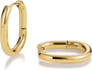 D.LOUISE Oval Hoop Earrings