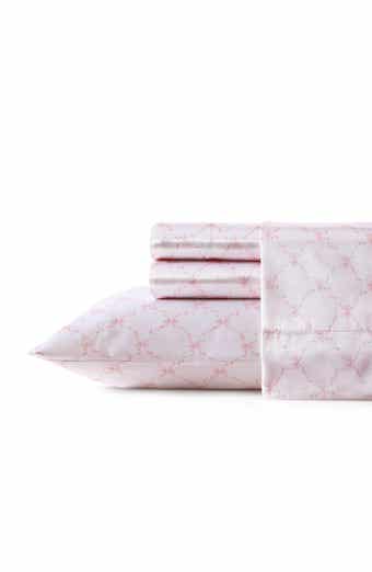 Bow Ribbon 200 Thread Count Satin Sheet Set