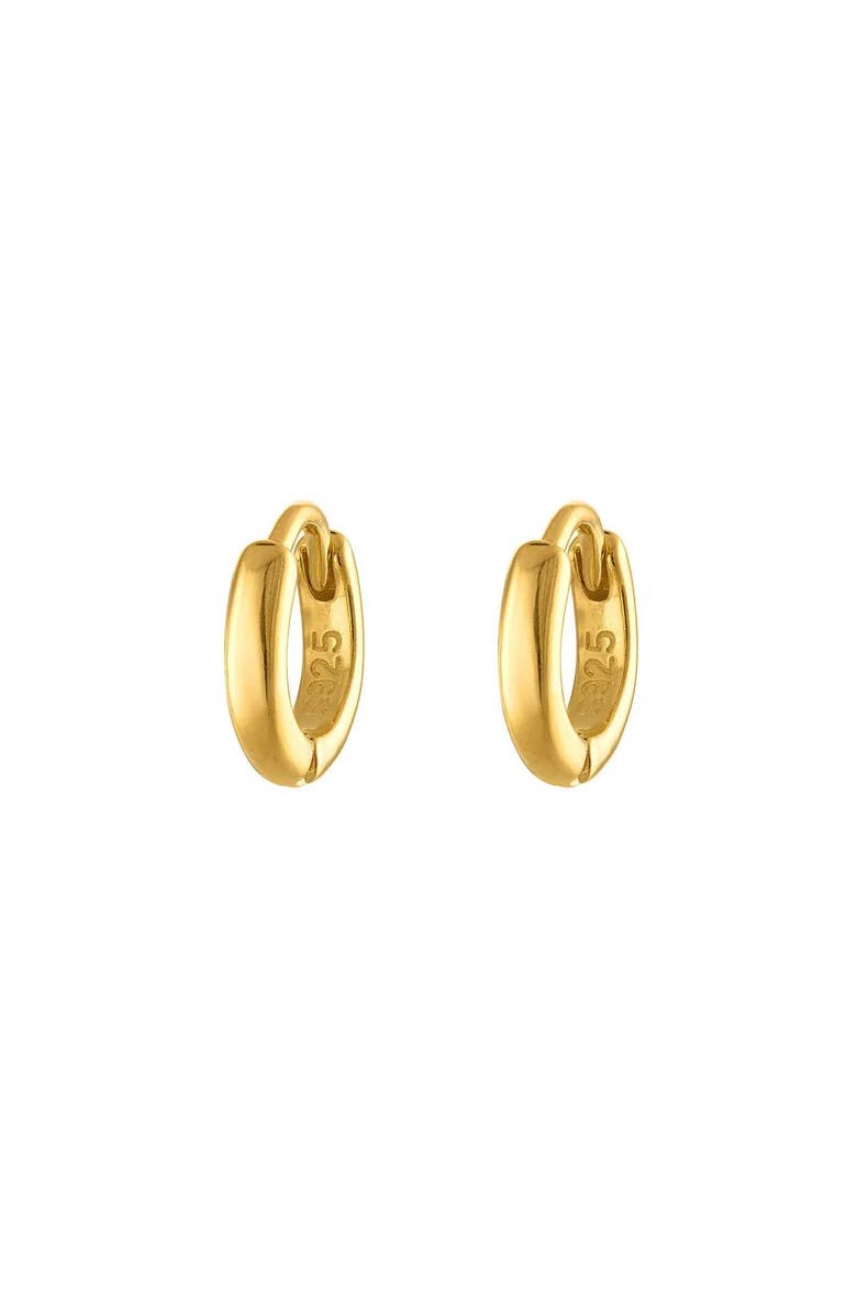 Outofoffice Gold Six Mm Huggie Hoop Earring, Main, color, Gold