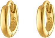 Outofoffice Gold Six Mm Huggie Hoop Earring
