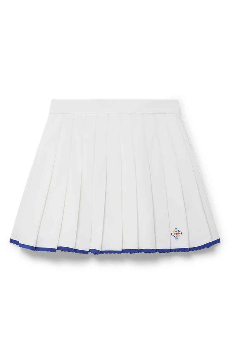 Casablanca Scallop Edge Pleated Skirt, Main, color, 