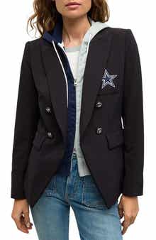 Veronica Beard x NFL Hoodie Dickey Jacket