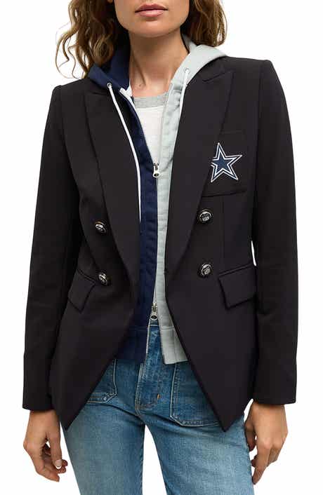 Veronica Beard x NFL Hoodie Dickey Jacket