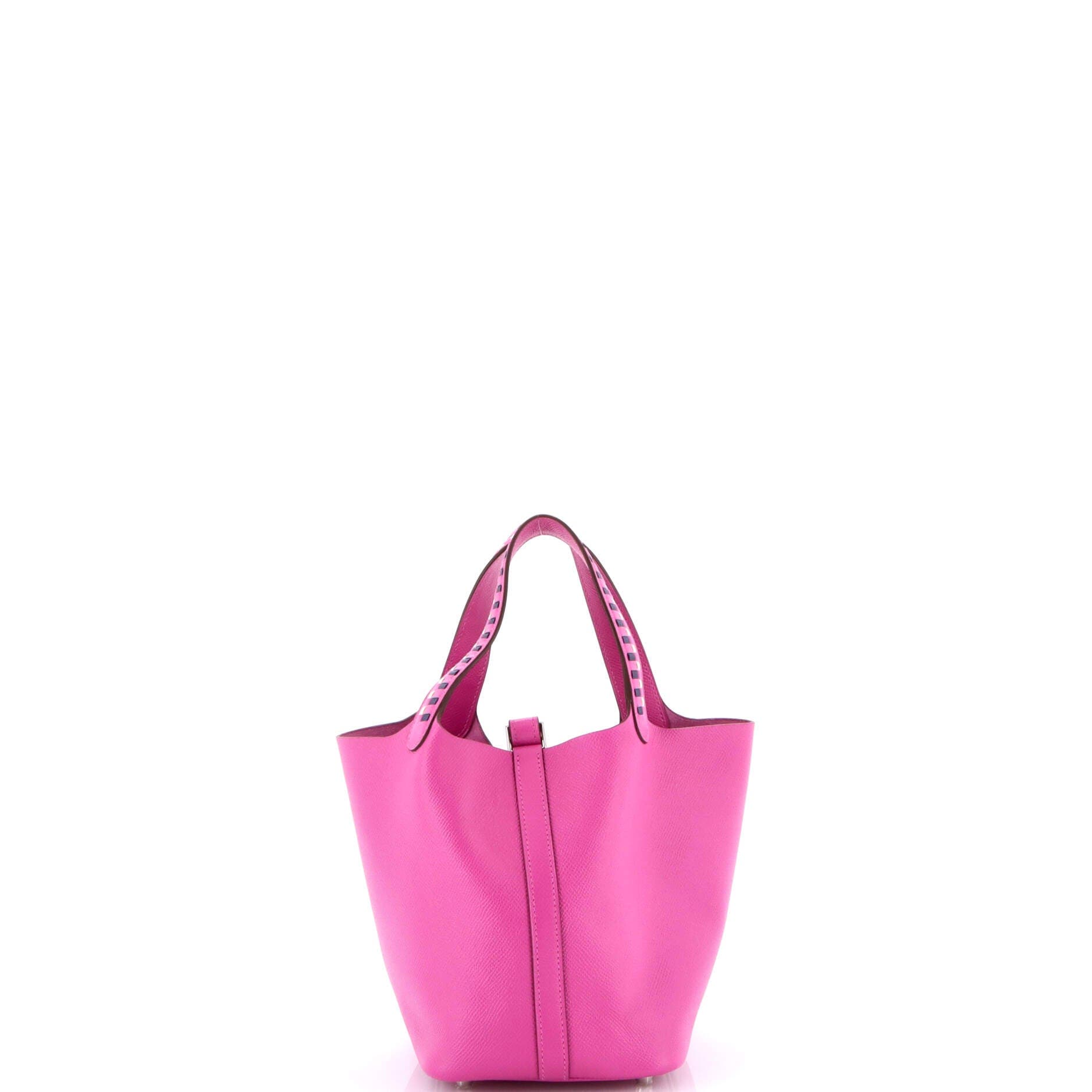 Pre-Owned Hermes Picotin Lock Bag Tressage Epsom PM, Alternate, color, 