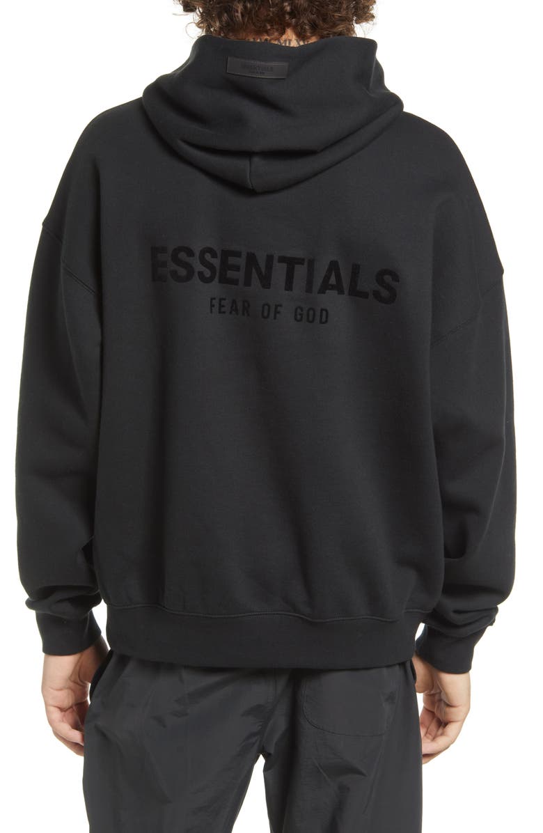 Fear of God Essentials Logo Graphic Hoodie, Alternate, color, 