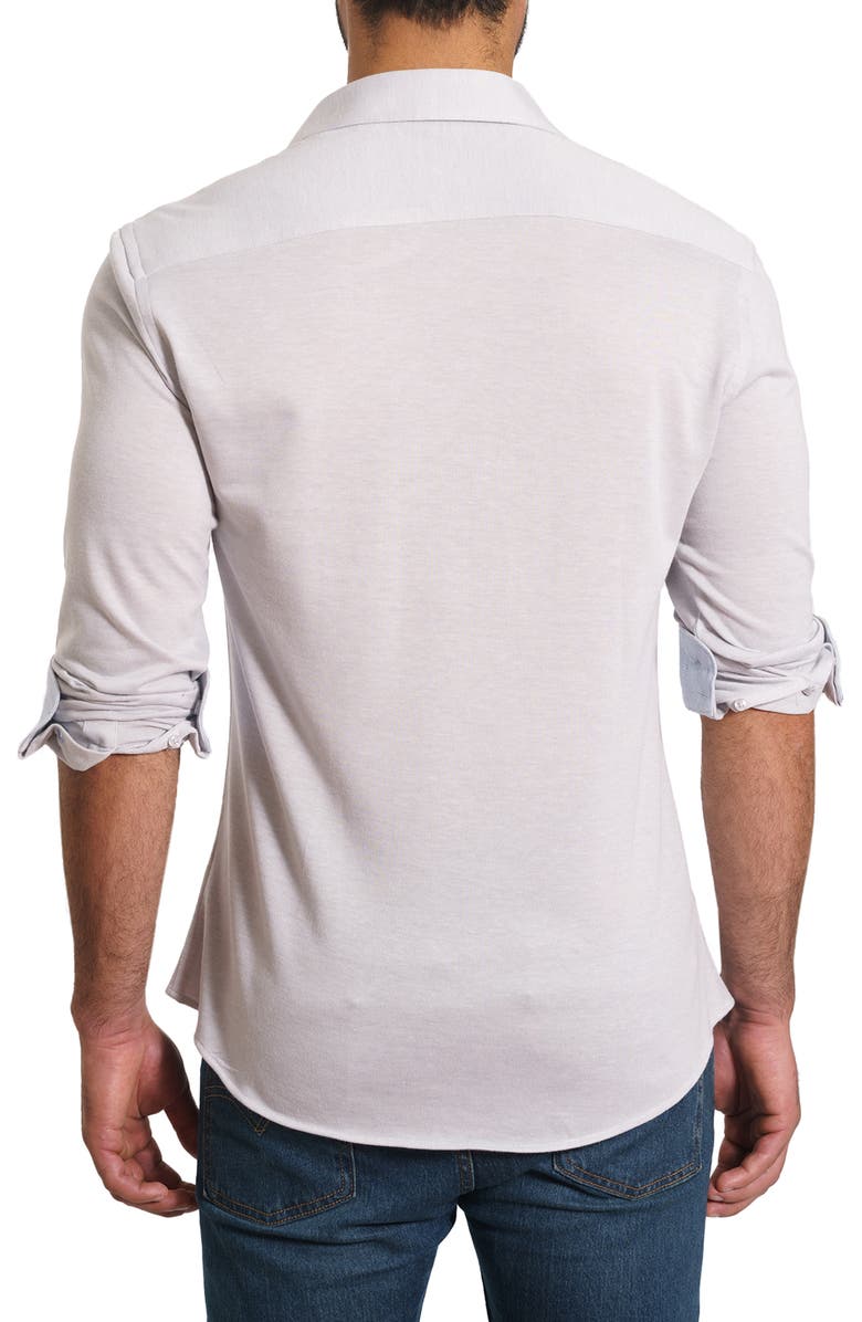 Jared Lang Trim Fit Pima Cotton Button-Up Shirt, Alternate, color, 