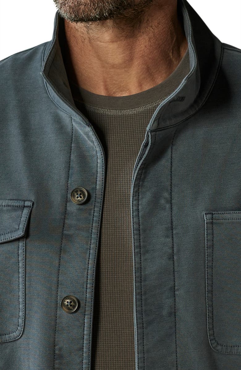 The Normal Brand Comfort Terry Cloth Chore Coat, Alternate, color, Waterloo