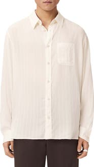AllSaints Carlyle Oversize Button-Up Shirt