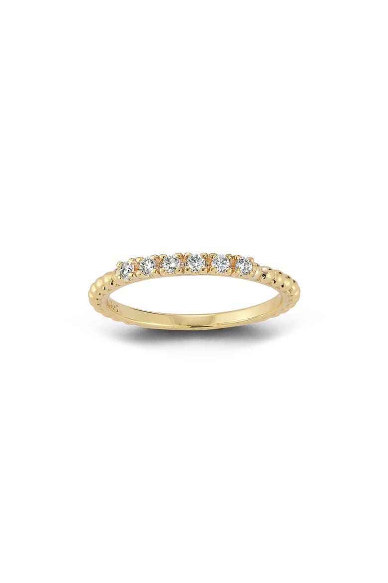 Moissanite Stackable Band Ring, Alternate, color, GOLD