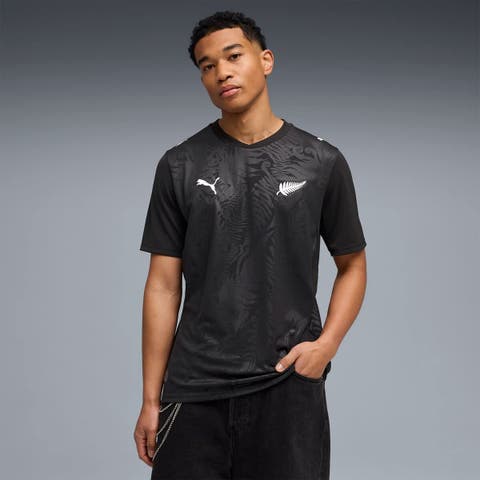 Men's Puma  Black New Zealand National Team 2026 Home Replica Jersey