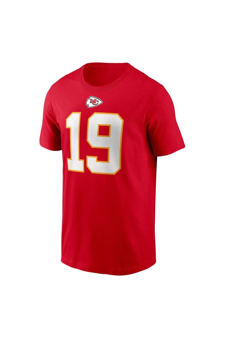 Men's Nike Kadarius Toney Red Kansas City Chiefs Player Name & Number T-Shirt, Alternate, color, Red