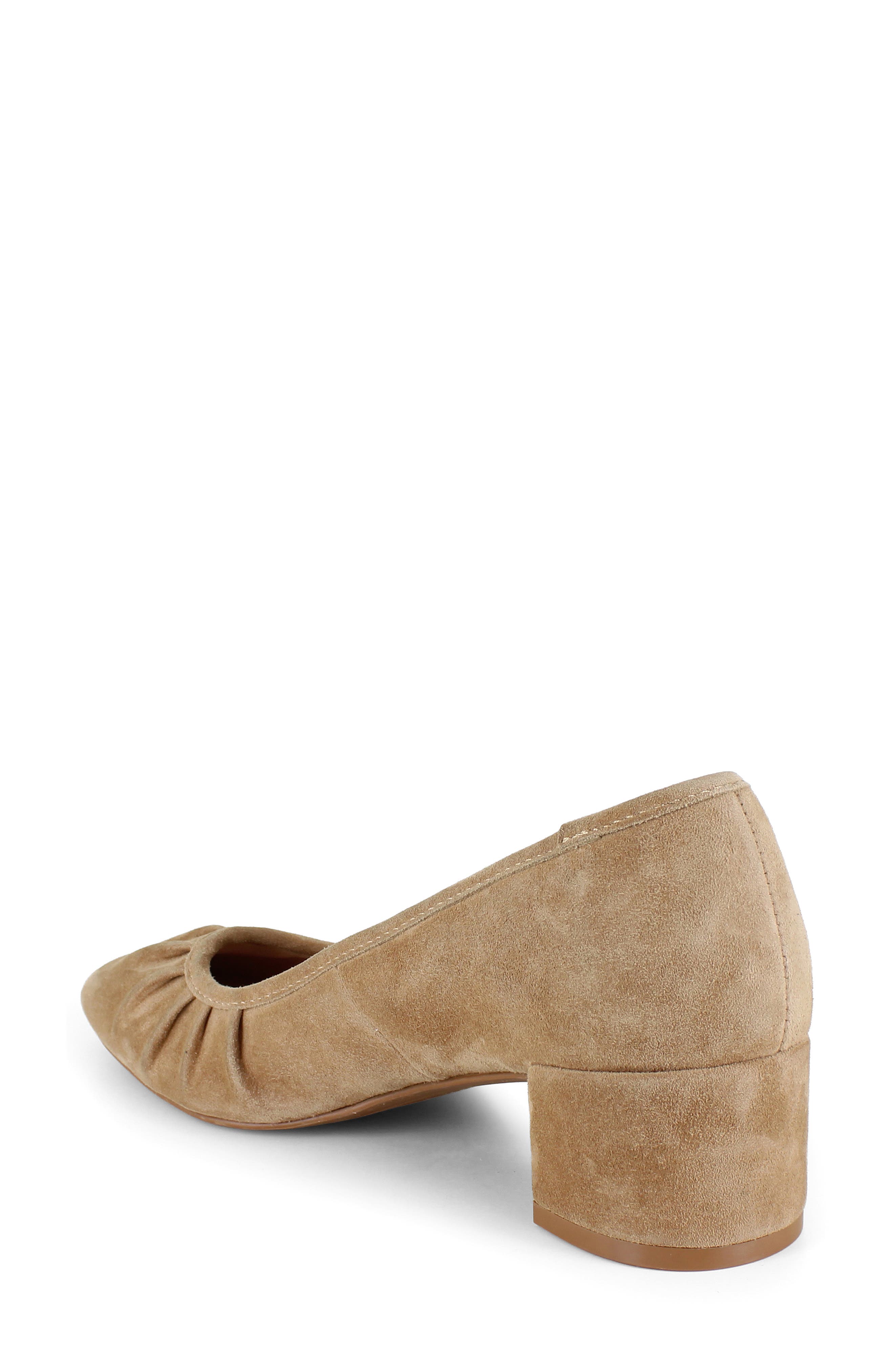 Jade Suede Pump, Alternate, color, GOLDEN BROWN