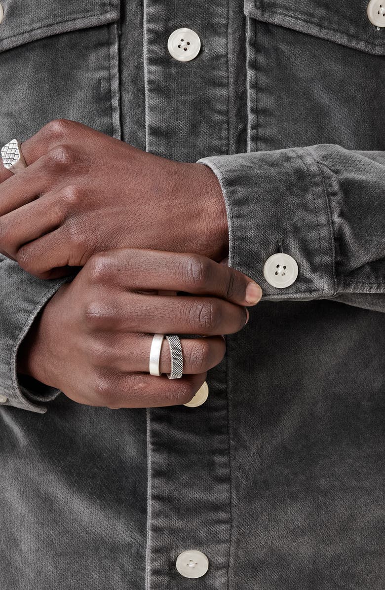 AllSaints Harrier Long Sleeve Cotton Button-Up Shirt, Alternate, color,