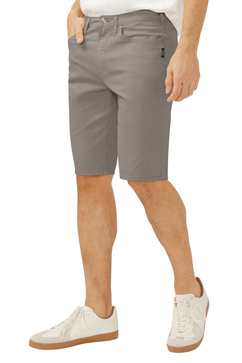 Zac Relaxed Fit Denim Shorts, Alternate, color, DARK GREY