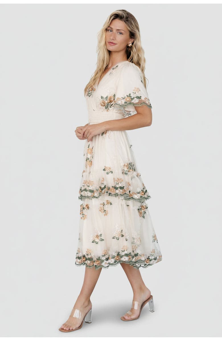 Baltic Børn Cynthia Midi Dress, Alternate, color, 