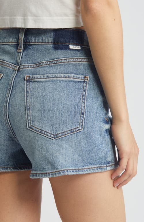 DAZE DAZE TROUBLEMAKER HIGH WAIST DISTRESSED DENIN SHORTS 