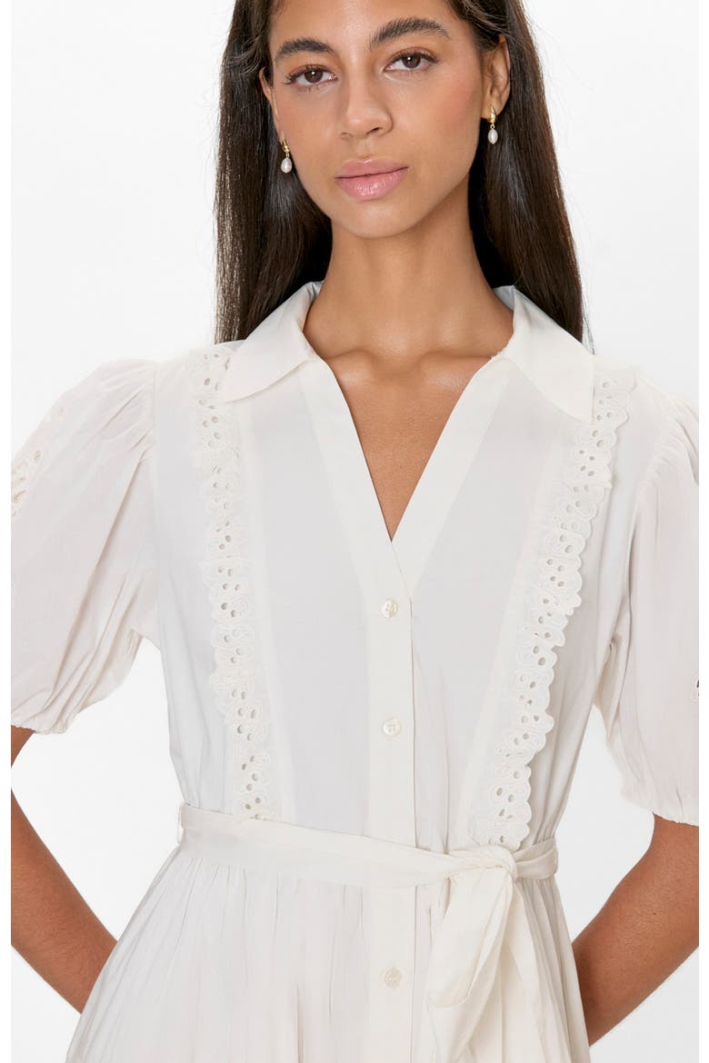 Lorelai Shirt Dress, Alternate, color, Ivory