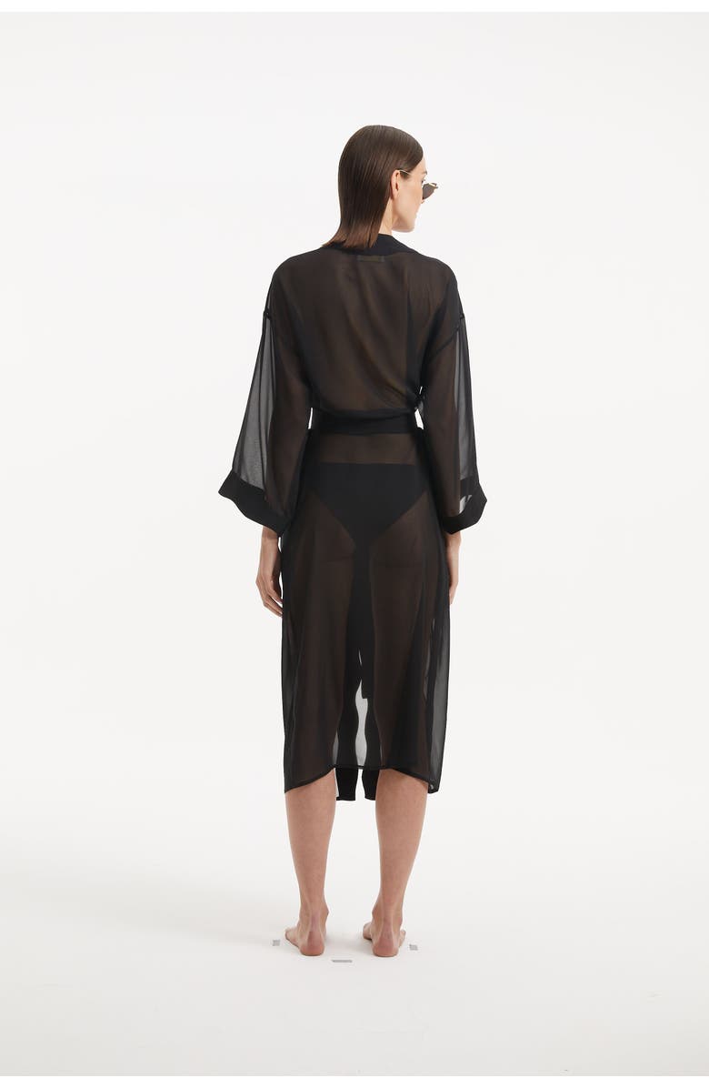 Moeva Blaze Cover Up Resortwear, Alternate, color, Black