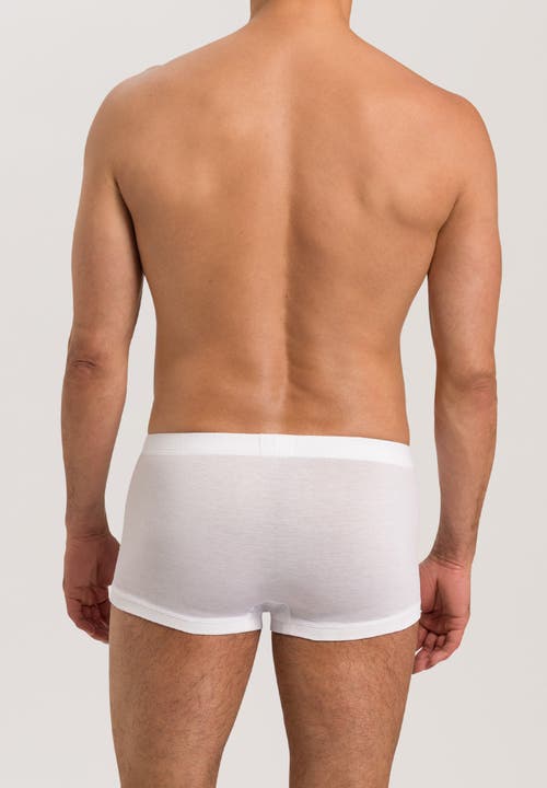 Hanro Cotton Sporty Boxer Brief In White