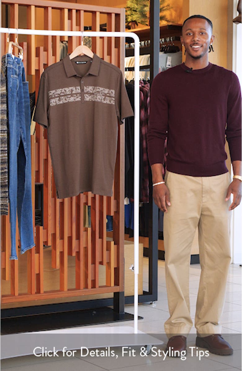 Orchard Walk Floral Stripe Polo, sales video thumbnail