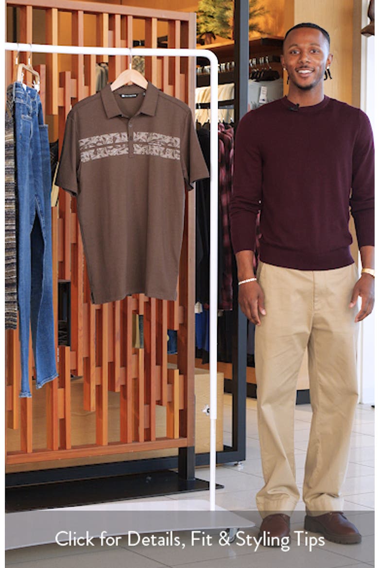 Orchard Walk Floral Stripe Polo video