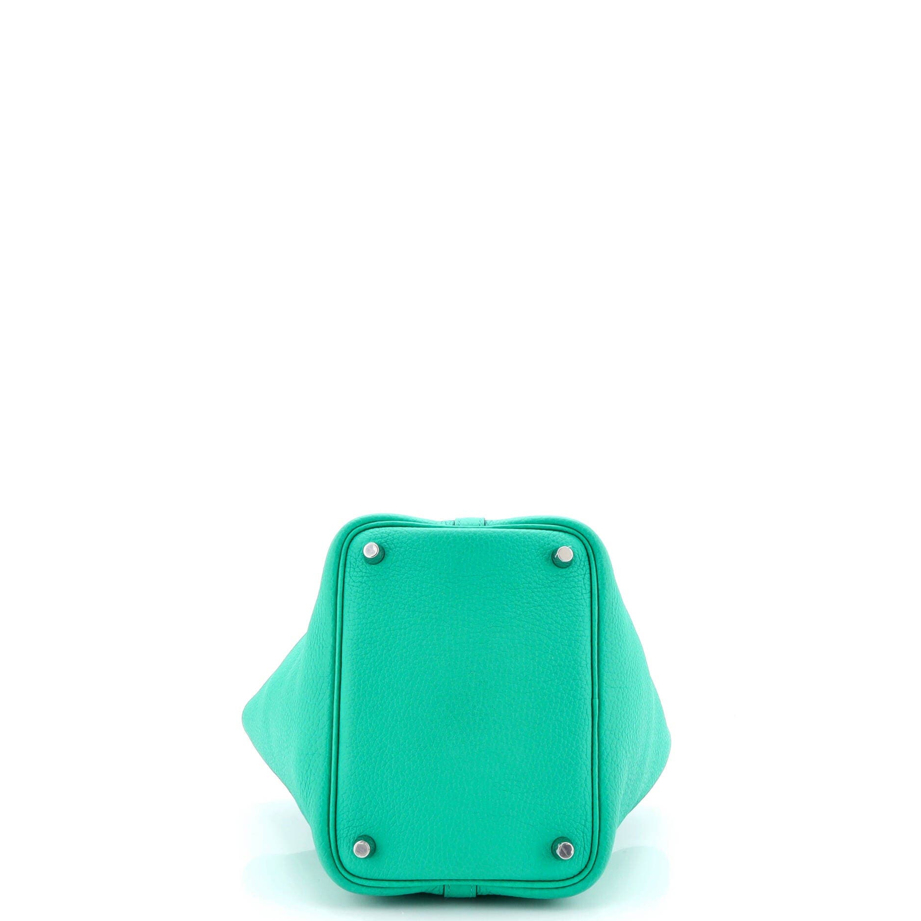 Pre-Owned Hermes Eclat Picotin Lock Bag Clemence with Swift PM, Alternate, color, Menthe