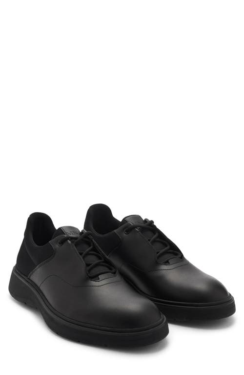 Mango Coolmax® Leather Sneaker In Black