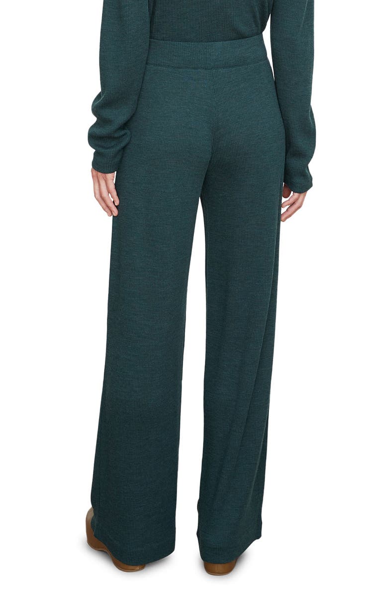 Vince Rib Wool Blend Wide Leg Pants, Alternate, color,