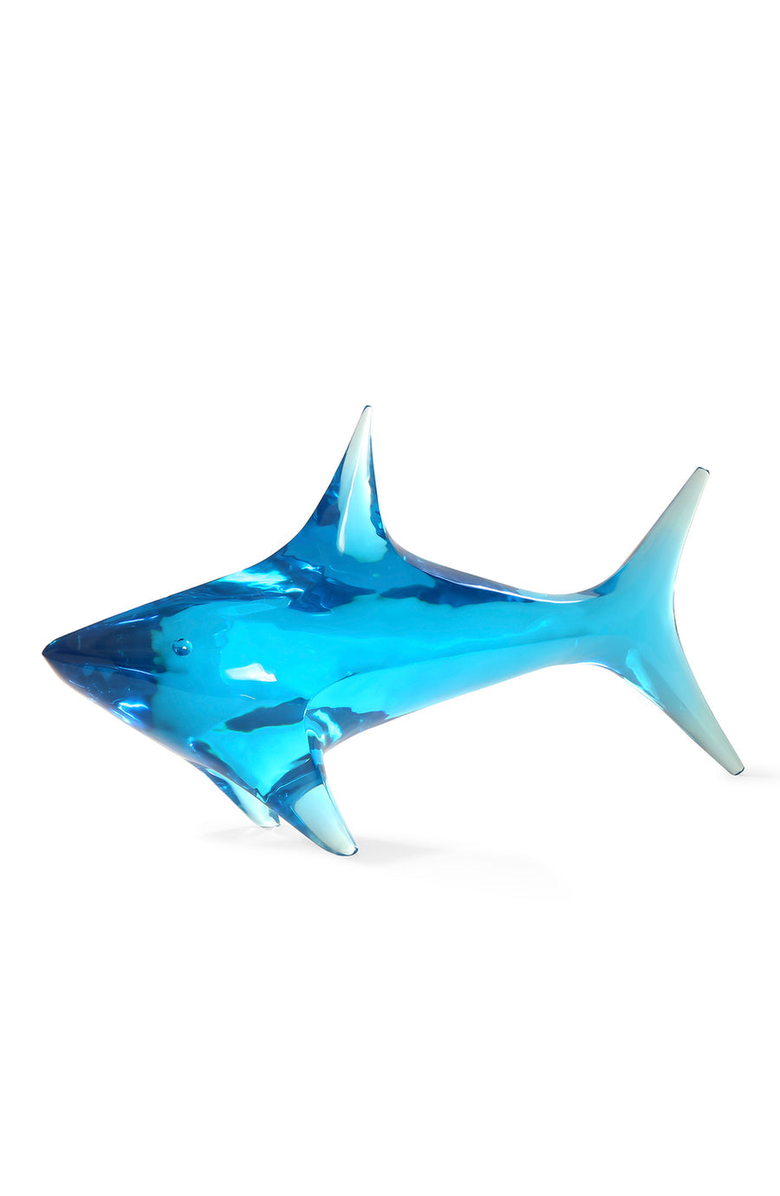 Jonathan Adler Acrylic Shark Sculpture, Main, color, 