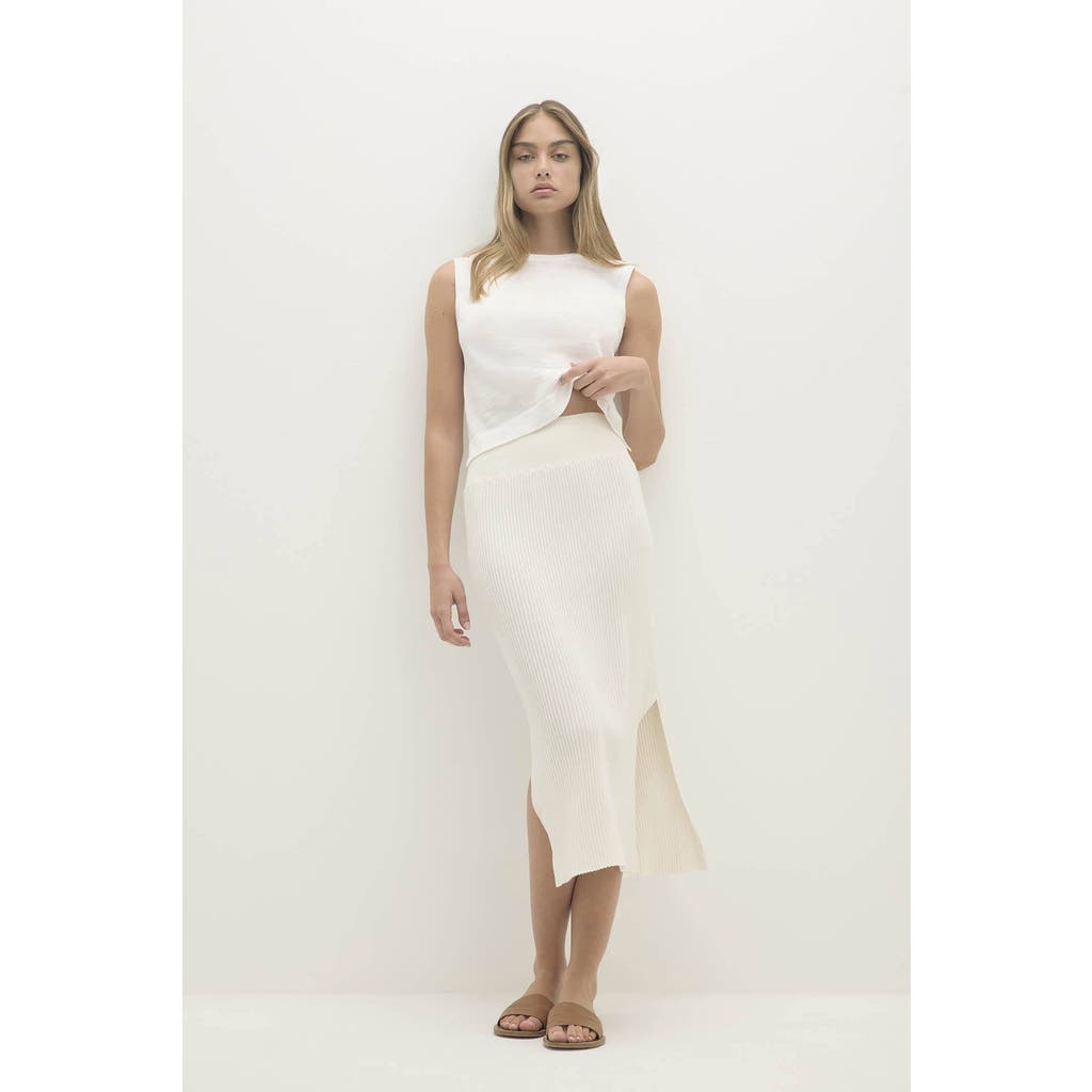 Naked Cashmere Aubrie Midi Skirt In Sand