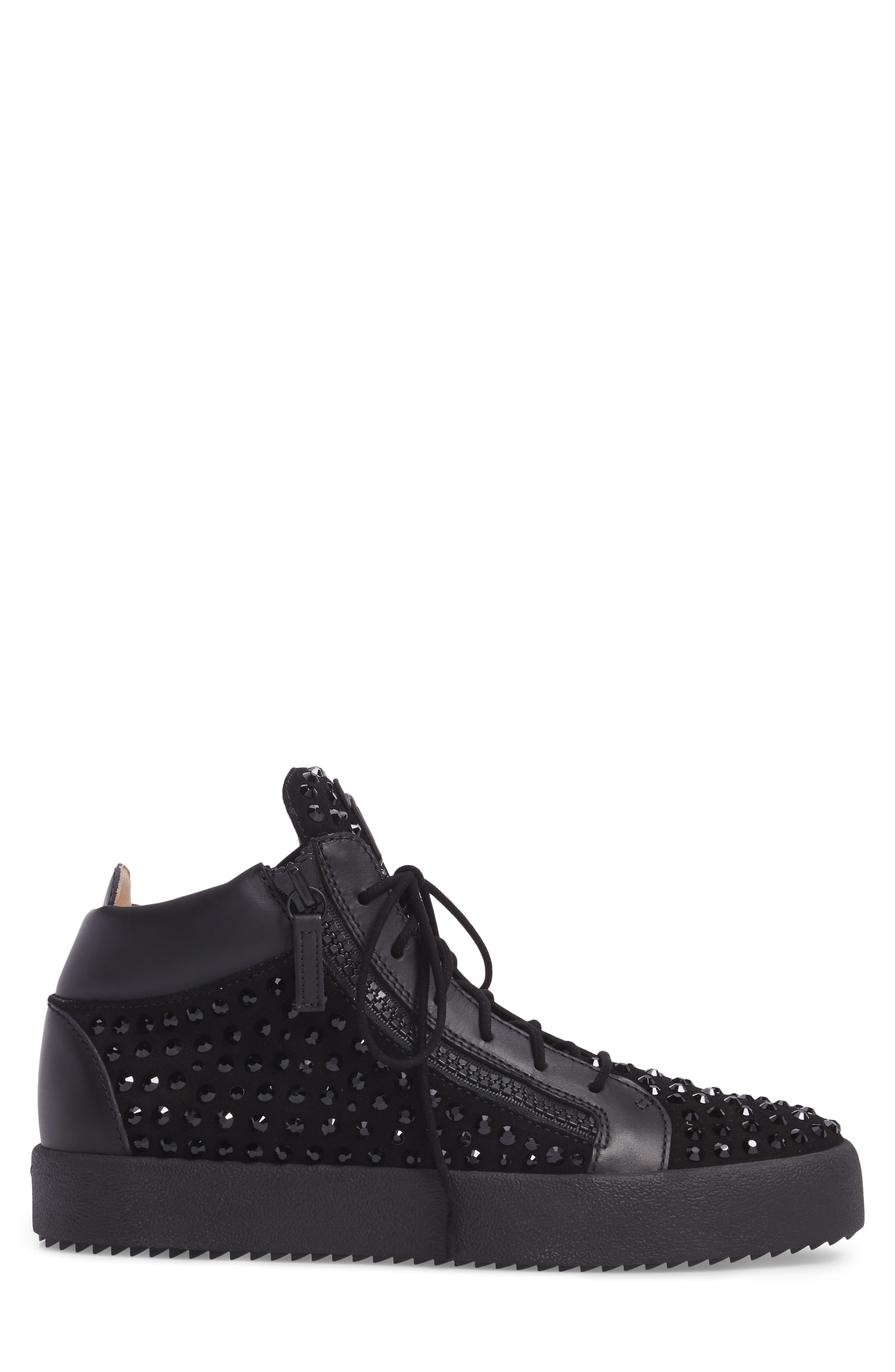 Giuseppe Zanotti Mid-Top Sneaker, Alternate, color, 