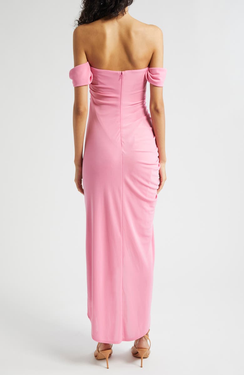 Cinq à Sept Delaney Off the Shoulder Jersey Dress, Alternate, color, 