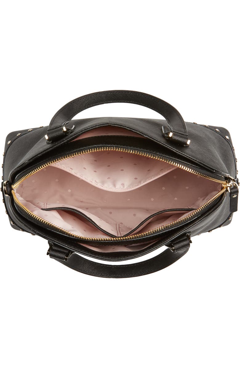 Kate Spade New York cameron street - jeweled lottie leather satchel, Alternate, color,