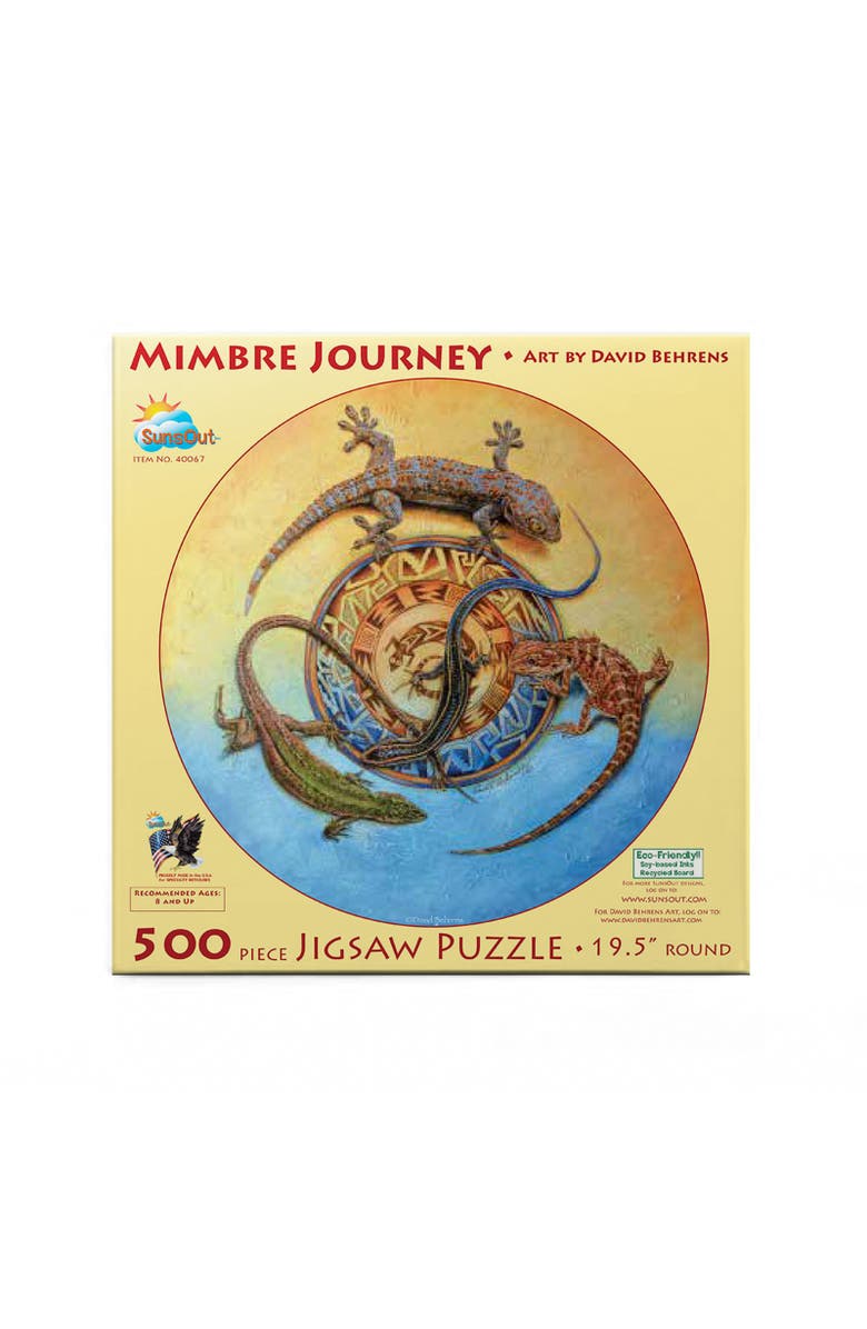 Sunsout Mimbre Journey 500 piece Jigsaw Puzzle for Adults Round, Alternate, color, Multicolor