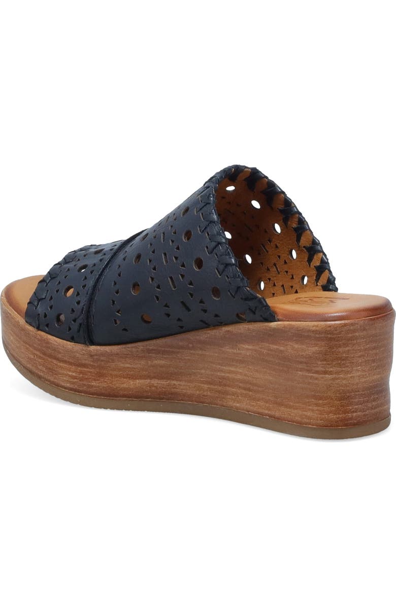 Miz Mooz Wesley Platform Wedge Slide Sandal, Alternate, color, Black