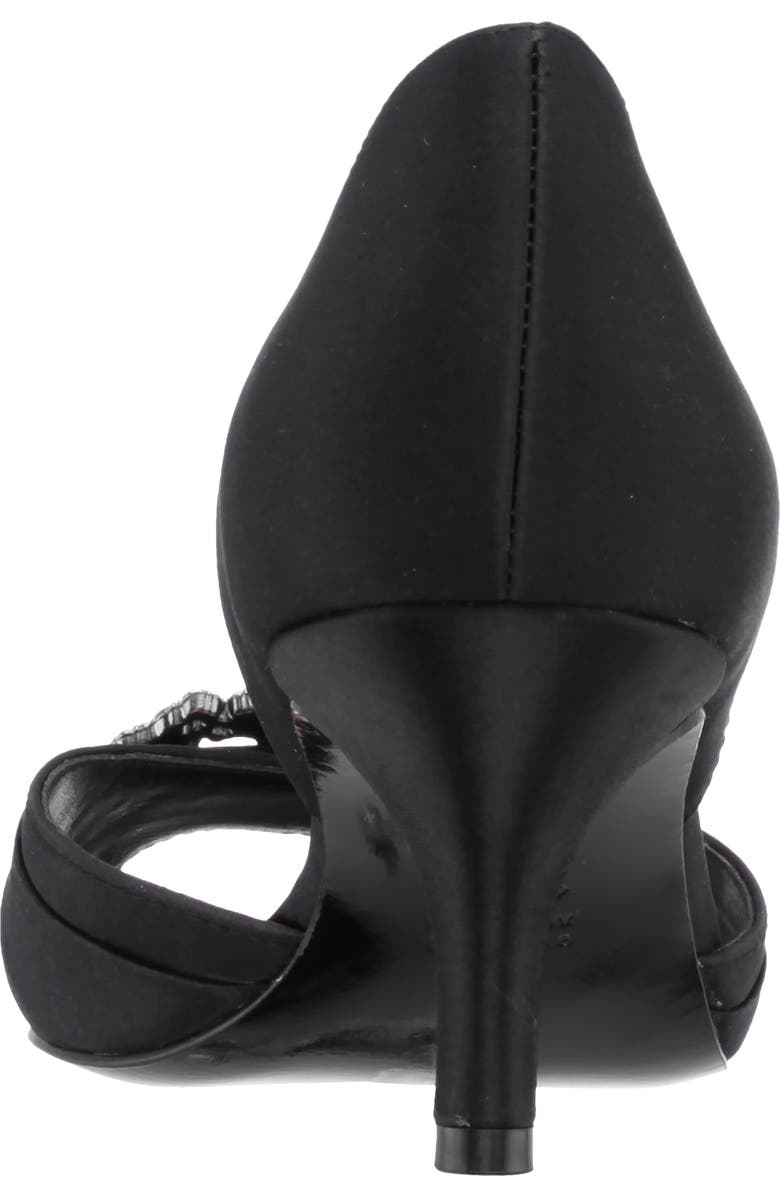 Nina Corrine Crystal Peep Toe Pump, Alternate, color,