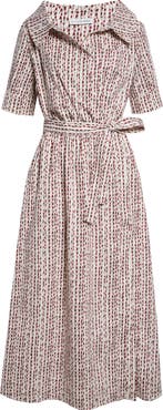 Altuzarra Lydia Stretch Cotton Poplin Midi Shirtdress