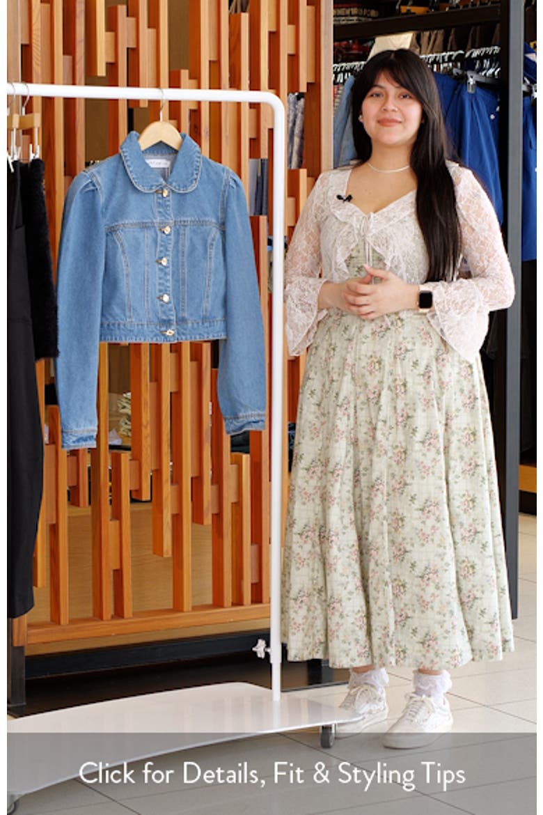 Faun Denim Crop Jacket video
