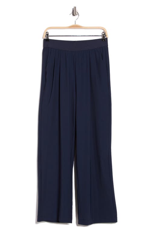 90 Degree By Reflex Warp X Dinah Wide Leg Pants In Blue